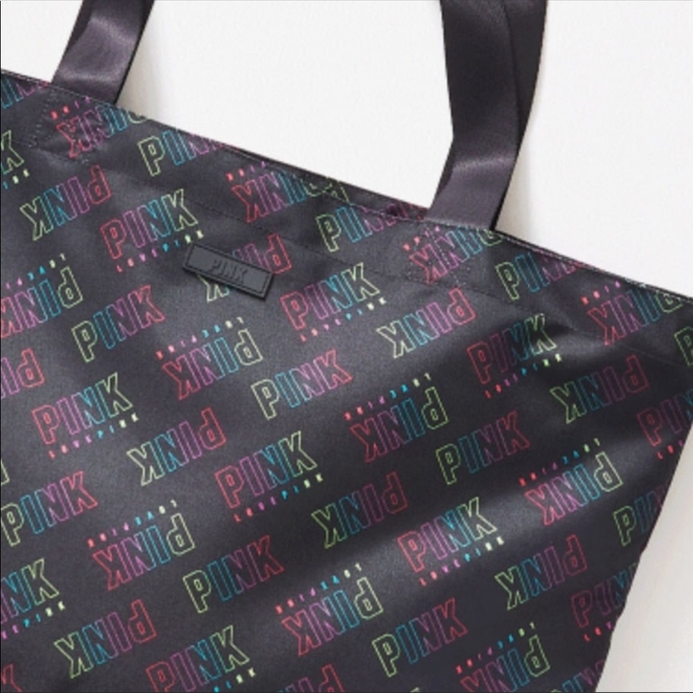 VS Rainbow Font PINK TOTE Bag - Picture 3 of 5